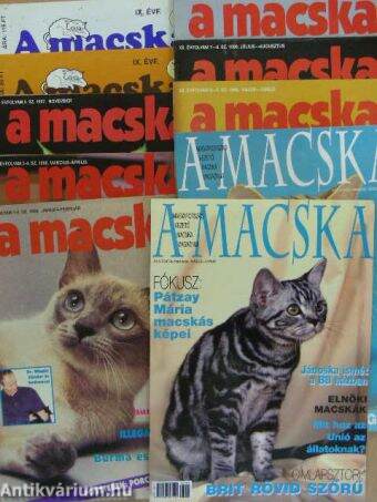 A Macska 1995., 1997-1998., 2003. (vegyes számok) (10 db)