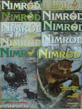 Nimród 1991-1994. (vegyes számok) (10 db)