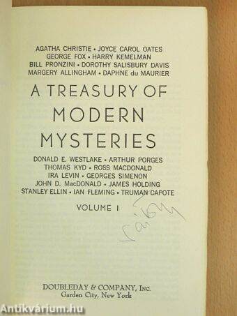 A Treasury of Modern Mysteries, Volume 1.