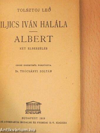 Iljics Iván halála/Albert