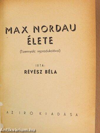 Max Nordau élete