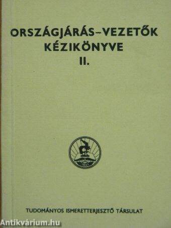 Országjárás-vezetők kézikönyve II. (töredék)