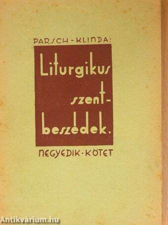 Liturgikus szentbeszédek IV.