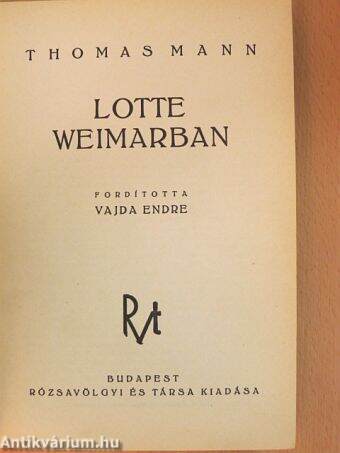 Lotte Weimarban