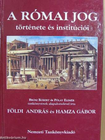 A római jog története és institúciói