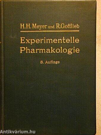 Die Experimentelle Pharmakologie