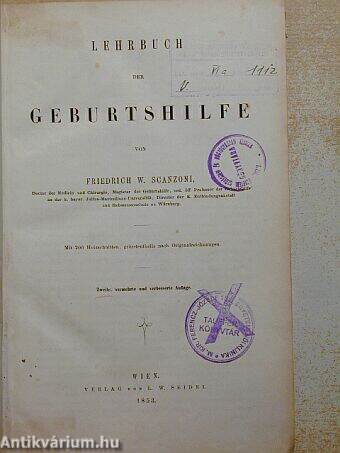 Lehrbuch der geburtshilfe