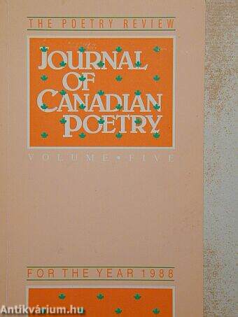 Journal of Canadian poetry volume 5. 1990.