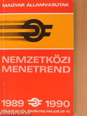 Nemzetközi menetrend 1989-1990