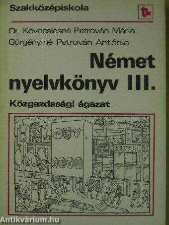 Német nyelvkönyv III.