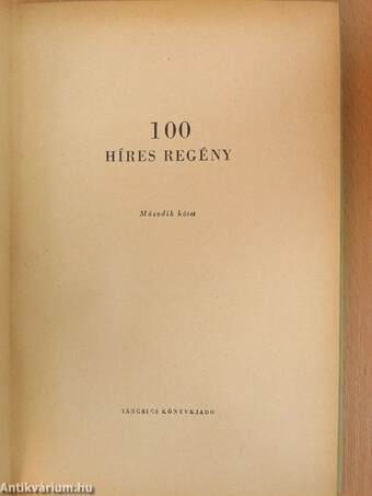 100 híres regény II.