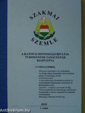 Szakmai Szemle 2010/1.