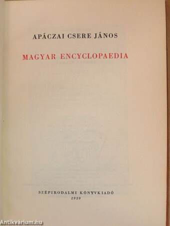 Magyar Encyclopaedia