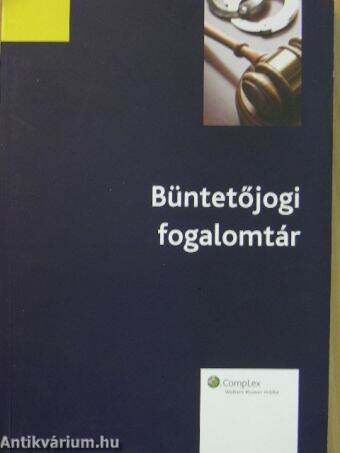 Büntetőjogi fogalomtár