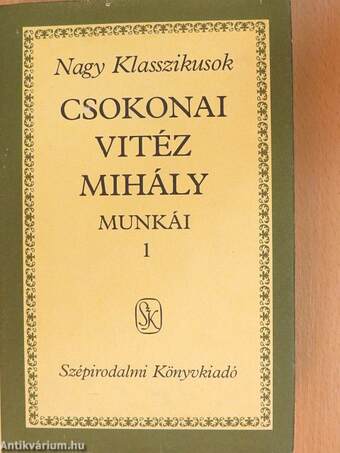 Csokonai Vitéz Mihály munkái 1.