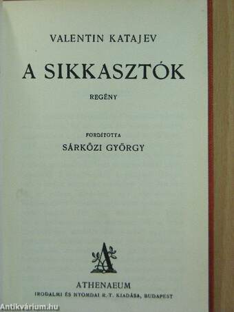 A sikkasztók/A kés