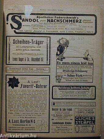 Deutsche Zahnärztliche Zeitung 1914. 1-52.