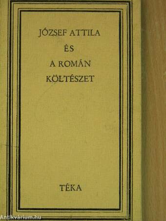 József Attila és a román költészet