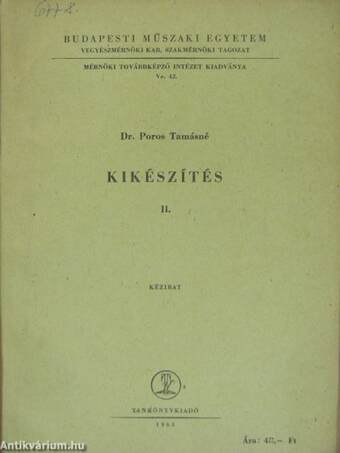 Kikészítés II.