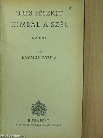 Üres fészket himbál a szél...