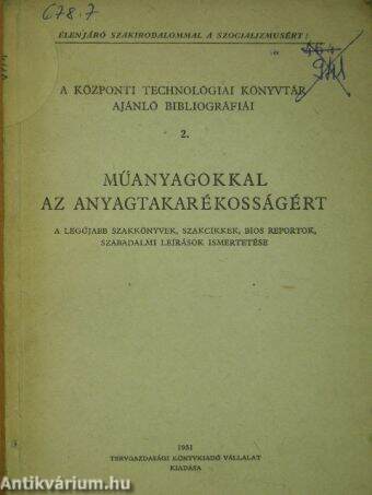 Műanyagokkal az anyagtakarékosságért