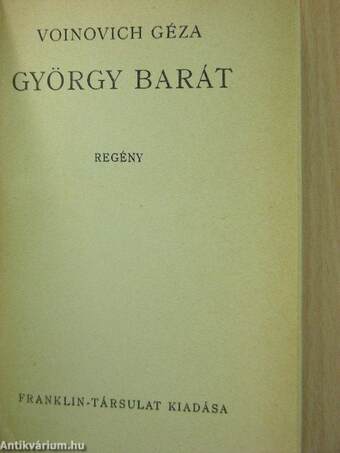 György barát