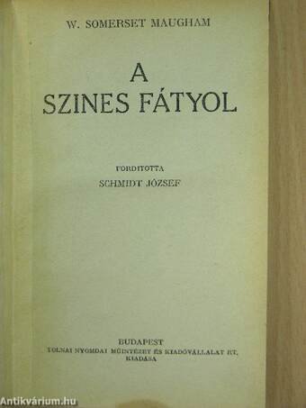 A szines fátyol