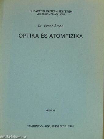 Optika és atomfizika