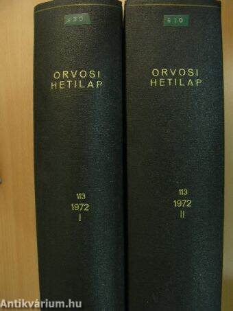 Orvosi Hetilap 1972. január-december I-II.