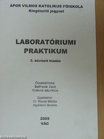 Laboratóriumi praktikum