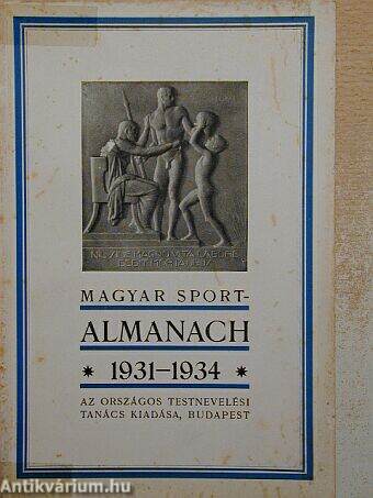 Magyar Sport-Almanach 1931-1934.