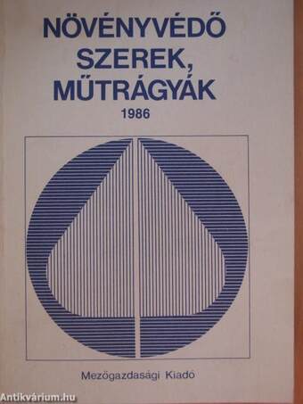 Növényvédő szerek, műtrágyák 1986