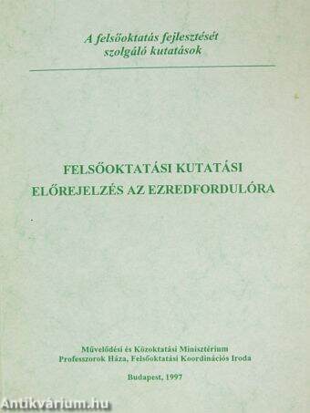 Felsőoktatási kutatási előrejelzés az ezredfordulóra