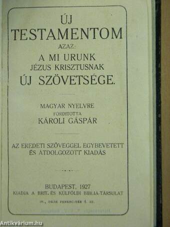 Új Testamentom