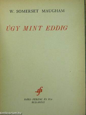 Úgy mint eddig