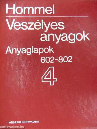 Veszélyes anyagok 4.