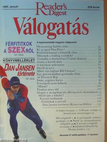 Reader's Digest Válogatás 1993-2009. (17 teljes évfolyam) (204 db)