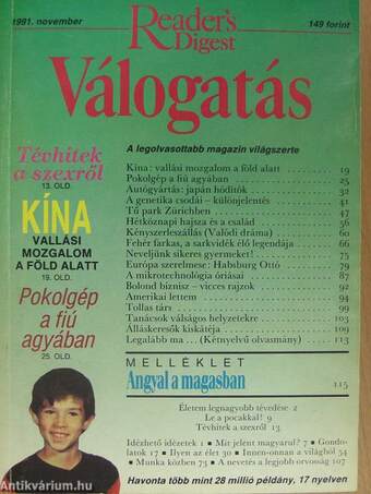 Reader's Digest Válogatás 1991. november-2012. június (128 db)