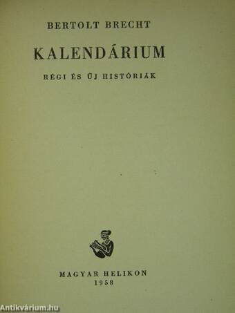 Kalendárium