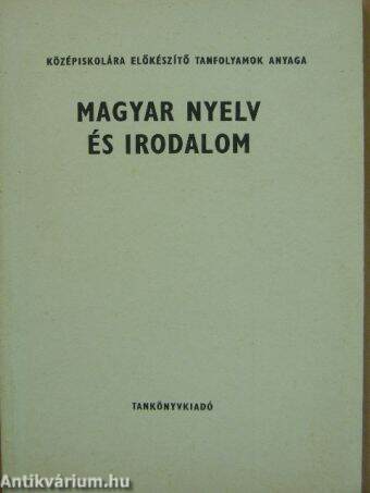 Magyar nyelv és irodalom