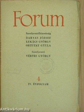 Forum 1949. április