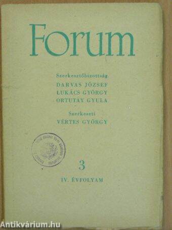 Forum 1949. március