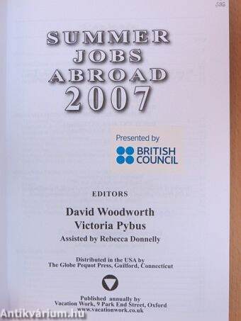 Summer Jobs Abroad 2007