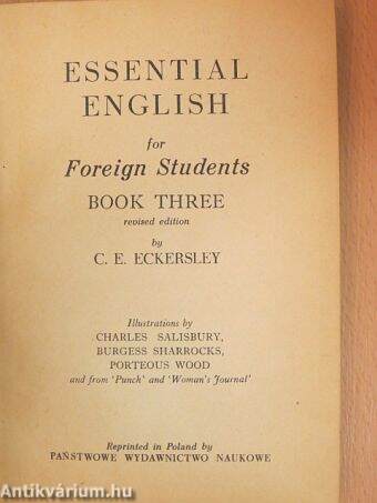 Essential English for Foreign Students Book 3.