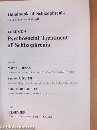 Psychosocial Treatment of Schizophrenia