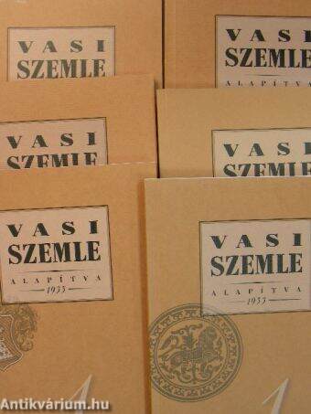 Vasi Szemle 2000/1-6.