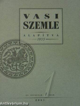 Vasi Szemle 2001/1-6.