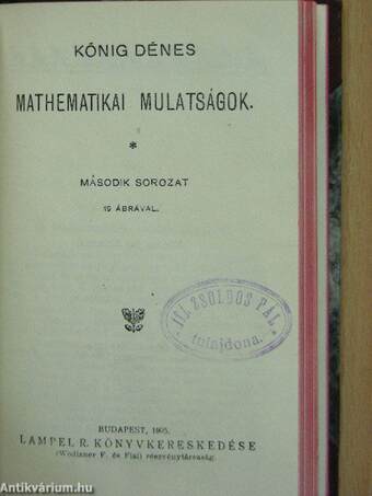 Mathematikai mulatságok I-II.