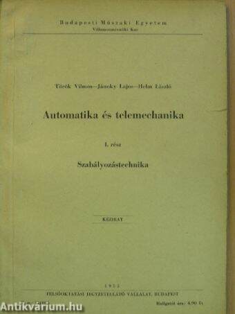 Automatika és telemechanika I.
