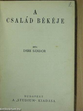 A család békéje